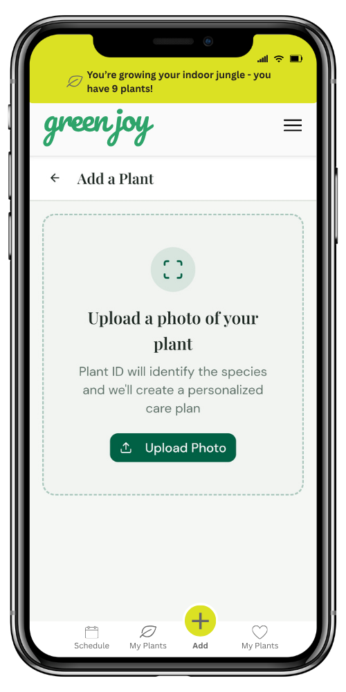Indoor Plant Care App  Smart Reminders & Plant Doctor | Green Joy